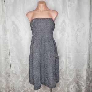 J. CREW Polka Dot Strapless Dress